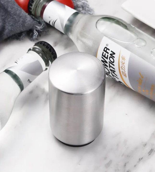 Automatic Push-Down Stainless Steel Beer Opener