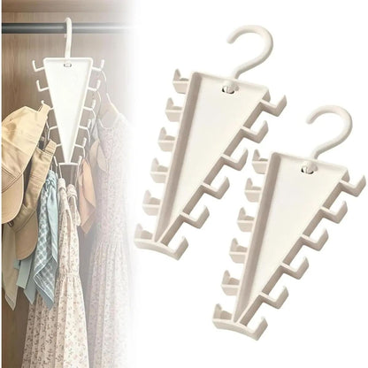 360° Rotating V-Shaped Closet Organizer