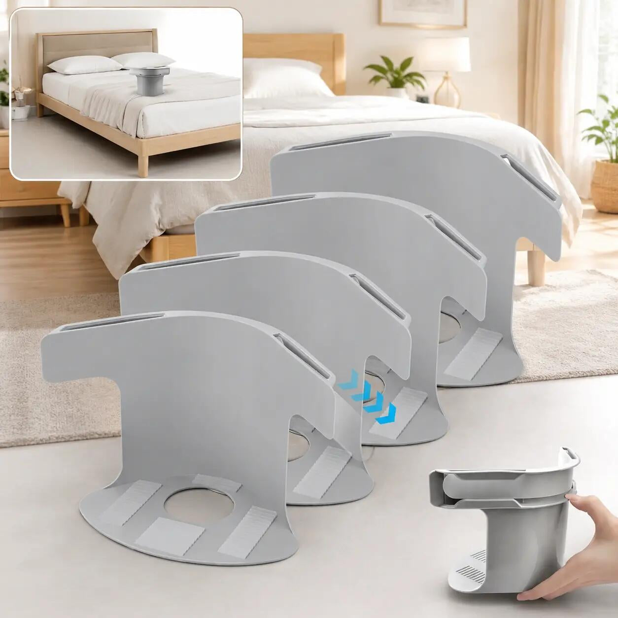 Heavy Duty Bed Sheet Clips & Invisible Mattress Corner Fasteners