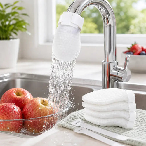 Cotton Faucet Filter Bags – Ultra-Fine Mesh Absorption For Pure Rust-Free & Zero-Splash Water