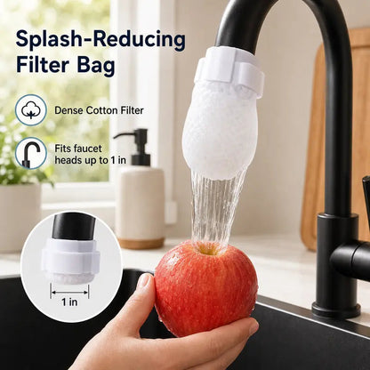 Cotton Faucet Filter Bags – Ultra-Fine Mesh Absorption For Pure Rust-Free & Zero-Splash Water