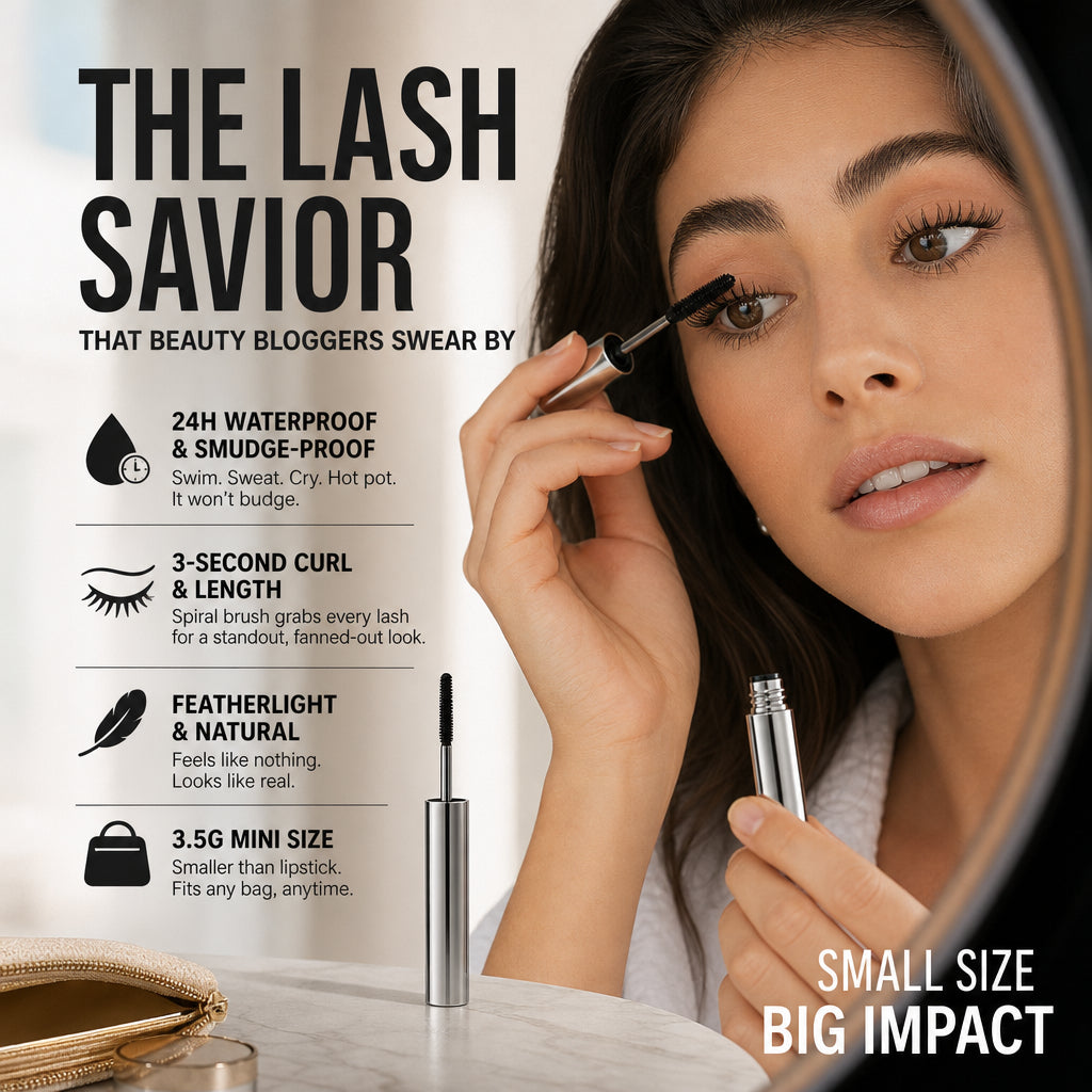 🎁✨ Waterproof Curling & Lengthening Mascara ✨