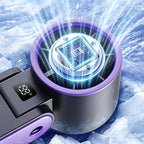 Foldable Handheld Cooling Fan with LED Display