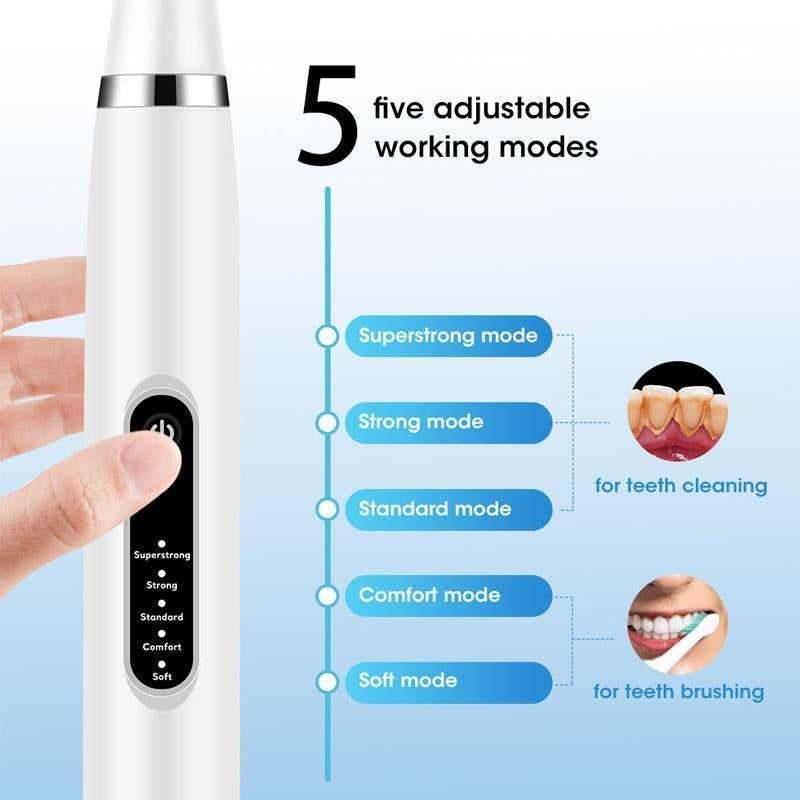 Advanced Sonic Electric Toothbrush & Dental Plaque Remover Kit