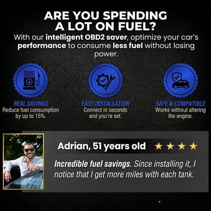 Plug-and-Play Fuel Saver: DriveFurther, Improve Fuel Efficiency