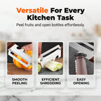 🎁3-in-1 Scallion Shredder & Peeler Kitchen Tool