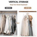 360° Rotating V-Shaped Closet Organizer