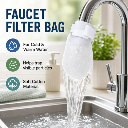 Cotton Faucet Filter Bags – Ultra-Fine Mesh Absorption For Pure Rust-Free & Zero-Splash Water
