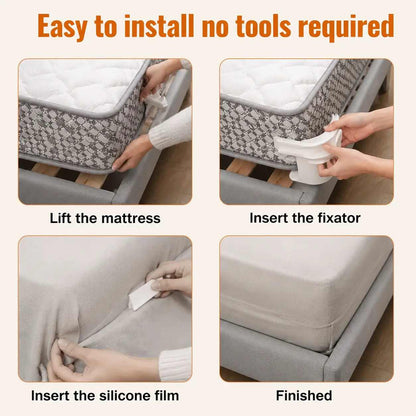 Heavy Duty Bed Sheet Clips &Invisible Mattress CornerFasteners