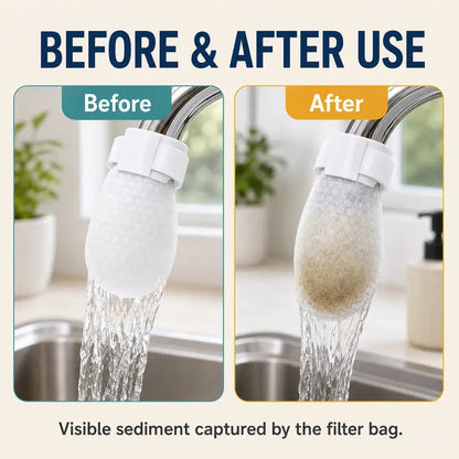 Cotton Faucet Filter Bags – Ultra-Fine Mesh Absorption For Pure Rust-Free & Zero-Splash Water