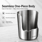 304 Stainless Steel Countertop Utensil Holder & Multi-Purpose Cutting Board Stand