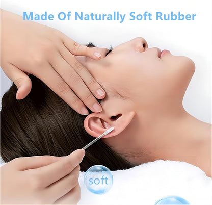 24 PCS Sticky Ear Wax Removal Kit, Reusable Adhesive Ear Cleaner with Dust Cover