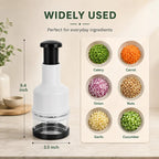 Manual Food Chopper - Compact Press-Type Kitchen Vegetable Chopper