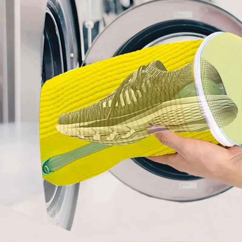 Shoe Washing Machine Bag, Reusable Sneaker Laundry Bag, 2 Pack