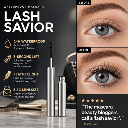 🎁✨ Waterproof Curling & Lengthening Mascara ✨