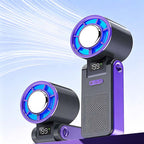 Foldable Handheld Cooling Fan with LED Display