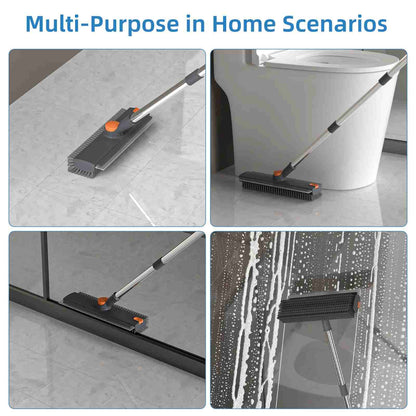 🎉3-in-1 Floor Scrub Brush with Long Handle