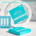 24 PCS Sticky Ear Wax Removal Kit, Disposable Adhesive Ear Cleaner with Dust Cover
