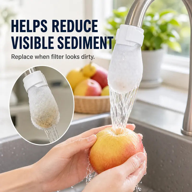 Cotton Faucet Filter Bags – Ultra-Fine Mesh Absorption For Pure Rust-Free & Zero-Splash Water