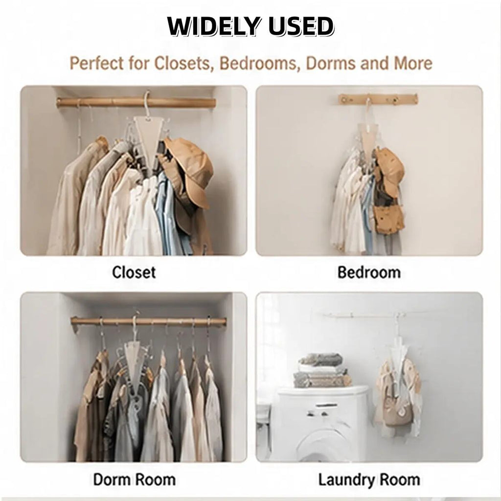 360° Rotating V-Shaped Closet Organizer