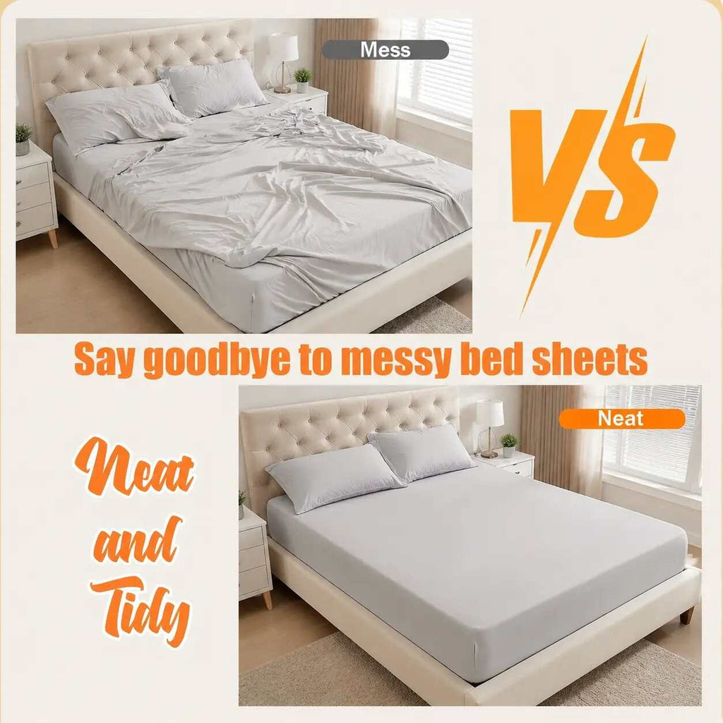 Heavy Duty Bed Sheet Clips &Invisible Mattress CornerFasteners