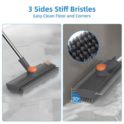 🎉3-in-1 Floor Scrub Brush with Long Handle