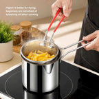 Single-Serve Stainless Steel Mini Deep Fryer Set