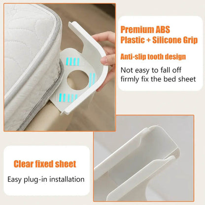 Heavy Duty Bed Sheet Clips &Invisible Mattress CornerFasteners