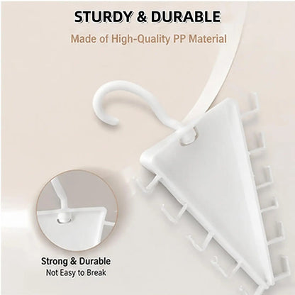 360° Rotating V-Shaped Closet Organizer