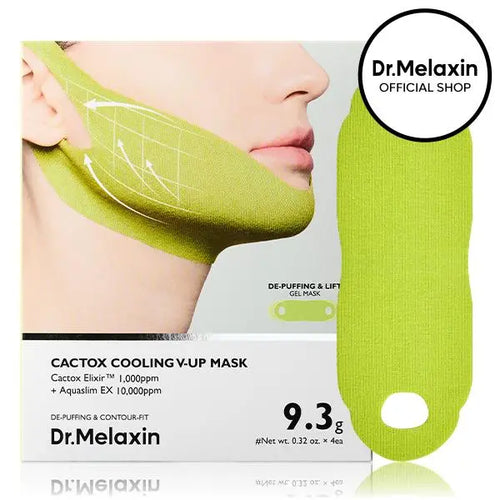 CACTOX V-LIFTING MEWING BAND with Cactus Cooling Reduce Puffiness & Pore Tightening for Visible Pore Care Skin Repair