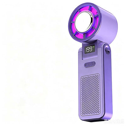 Foldable Handheld Cooling Fan with LED Display