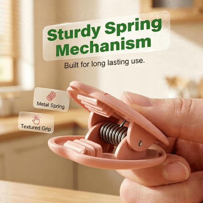 Magnetic Food-Grade Plant Sealing Clips, Reusable Moisture-Proof Kitchen Bag Sealer Clips, Household Storage Clips for Snacks, Tea, Seasoning and Cat Food