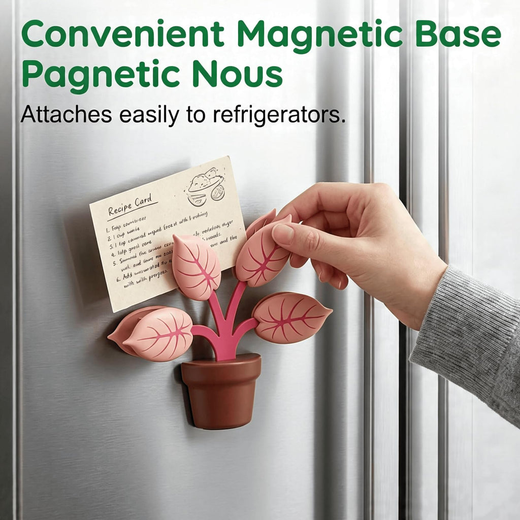 Magnetic Food-Grade Plant Sealing Clips, Reusable Moisture-Proof Kitchen Bag Sealer Clips, Household Storage Clips for Snacks, Tea, Seasoning and Cat Food