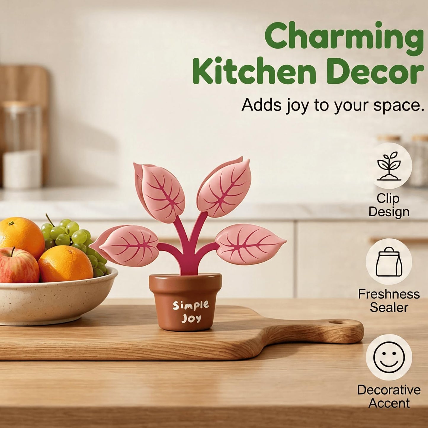 Magnetic Food-Grade Plant Sealing Clips, Reusable Moisture-Proof Kitchen Bag Sealer Clips, Household Storage Clips for Snacks, Tea, Seasoning and Cat Food