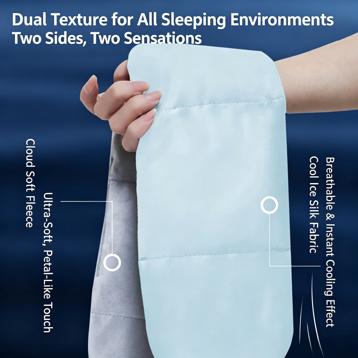 Weighted Sleep Mask – 360° Light Blocking Comfort For Deeper Sleep