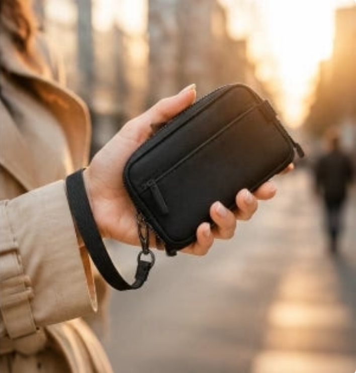 Ultra-Slim MinimalistMetal Wallet with RFIDBlocking & Quick AccessPop-Up