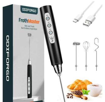 Rechargeable Milk Frother,CoffeeMixer,Frother Wand Drink Mixer